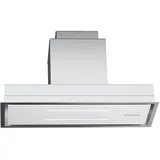 Klarstein High Line Eco 77 Deckenhaube 77 cm 436 m3/h Stufen Fernbedienung Ambientelicht Weiß