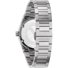 Carlo Colucci Quarzuhr blau/silber Leder 40 mm CC600-1