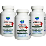 Curcuma KURKUMA + INGWER + PFEFFER SuperKombi 540 (3x180) Kapseln CURCUMIN & GINGEROL & PIPERIN - NATUR PUR - OHNE ZUSATZSTOFFE. 27090-5