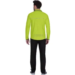 Sweater TRIGEMA "TRIGEMA Atmungsaktiver Sport- und Freizeitanzug", Herren, Gr. XXL, gelb (lemon), 92% Polyester, 8% Elastan, sportlich, Sweatshirts