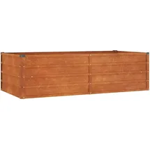 vidaXL Hochbeet Rostig 160 x 80 x 45 cm Cortenstahl