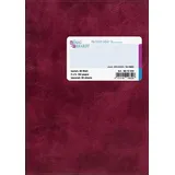 KÖNIG & EBHARDT Geschäftsbuch A5 kariert rot