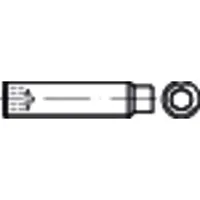 Industrial Quality Supplies ISO 4028 Gewindestifte mit Zapfen &