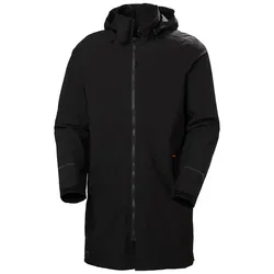 Regenmantel „BARCODE SHELL“ - S - schwarz