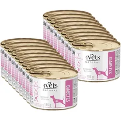 4 Vets Dog Diabetes 18x185g
