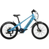 ADORE E-Bike für Kinder 24" Alu Kids Citybike KS-240 Heckmotor 30NM / 10,4Ah Eisblau Matt