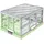 KEEEPER Profi-Klappbox ben 54 x 37 x 28 cm 2-tlg. grün