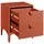 Beliani Nachtschrank Ardura 45 x 60 x 60 cm Braun