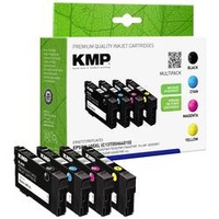 KMP Druckerpatrone ersetzt Epson 405XL, T05H6, T05H1, T05H2, T05H3, T05H4 Kompatibel Kombi-Pack Schw