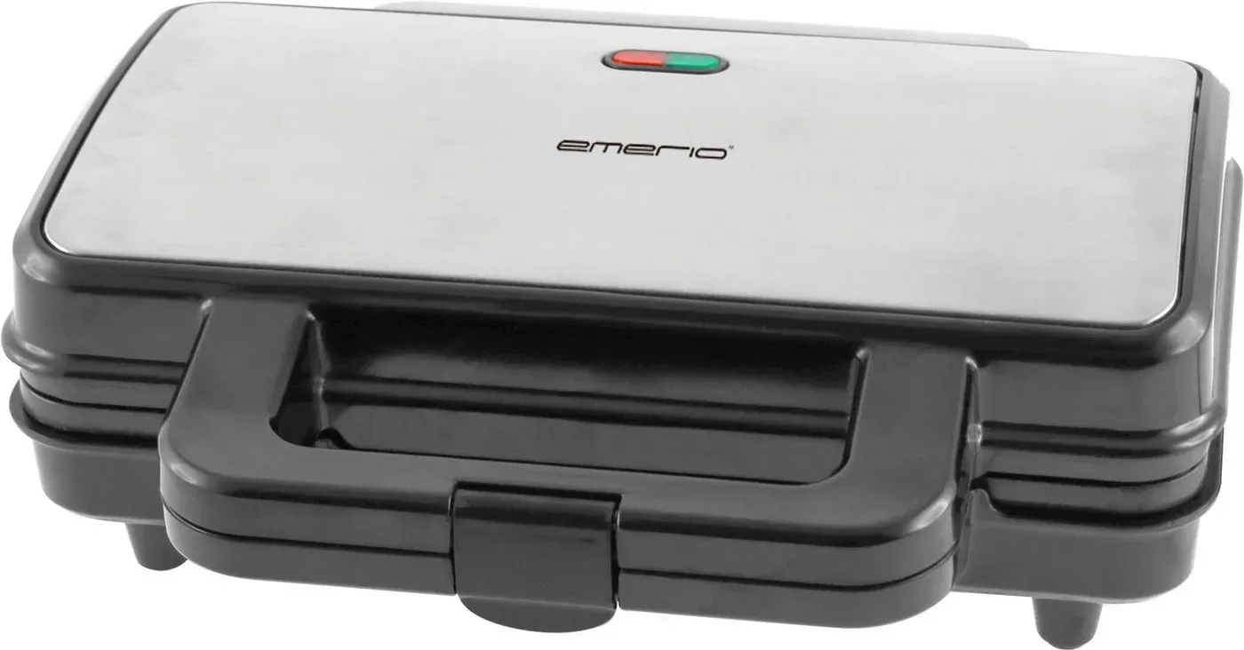 Emerio Sandwichmaker ST-109562 XXL, 900 W schwarz|silberfarben