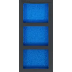 BGS Werkstattwageneinlage 1/3, leer: 3 Ablagefächer | 408 x 189 x 32 mm