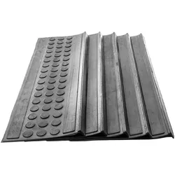 Stufenmatten MELINA 5er-Set Außenbereiche Treppenmatten Antirutschmatte 25x75cm schwarz