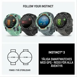 Garmin Instinct 3 AMOLED 50 mm Neotropic / Twilight