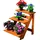 Promadino Blumentreppe klein 50 x 60 cm Braun