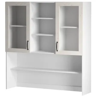 Xlmoebel Sideboard Neue Landhaus-Esszimmerschränke Buffetschrank Holz Wandschrank (1 St., Anrichte Aufsatz), Hergestellt in Europa weiß
