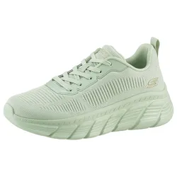 Sneaker SKECHERS "BOBS B FLEX HI-FLYING HI", Damen, Gr. 41, mintgrün, sage, Textil, sportlich, Schuhe, Trainingsschuh, Schnürschuh, Freizeitschuh in veganer Verarbeitung