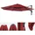 MCW Sonnenschirmbezug A96  rot