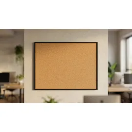 ALLboards Pinnwand 120 x 90 cm Schwarz/Braun