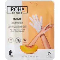 Iroha Nature Peach handmaske 1 Paar
