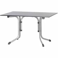 Sieger Boulevard-Klapptisch mit vivodur-Platte 120 x 80 x 73 cm graphit/schieferdekor anthrazit