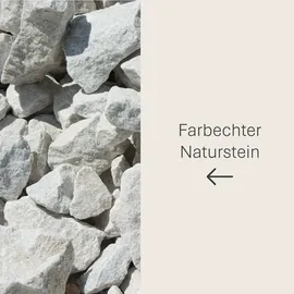 Schicker Mineral Marmor Ziersplitt 16-32 mm 25 kg Weiß
