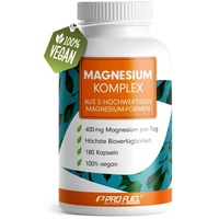  ProFuel hochdosiert Magnesium Bisglycinat Magnesium Malat Magnesium Citrat 