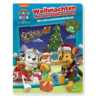 PAW Patrol: Weihnachten mit den Fellfreunden - Ein Adventskalenderbuch / Jason Fruchter, Pappbilderbuch mit 24 Klappen