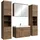 Badplaats Paso XL 2-tlg. Braun Eiche