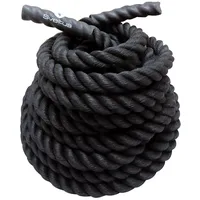 Sveltus Battle Rope Seil Ø 38mm 15m Tau schwarz Functional Training Bootcamp