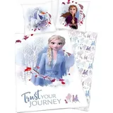 Disney Die Eiskönigin Bettwäsche + Kopfkissenbezüge Frozen 2 Disney, Kinderbettwäsche Bettbezug Bettwaren