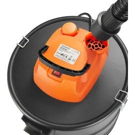 monzana Aschesauger 1200W 20L mit Kabel Schwarz