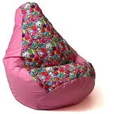 go gift Sitzsack, Rosa, 130 x 90 cm, Birne