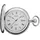 REGENT Taschenuhr REGENT "P737-19527740", silber (edelstahlfarben), Taschenuhren, Damen, Taschenuhr, Quarzuhr, Herrenuhr, Datum, Acrylglas, Geschenkidee