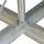 PremiumX Flachdachständer DELUXE 4x 50x50cm 1,2m Mast 60mm Balkonständer