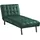 Atlantic Home Collection Pierre Chaiselongue, Polyester, Grün, 180 x 86 x 86 cm