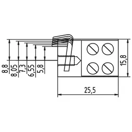 GEZE Elektrotüröffner A5000--A 6-24 V AC/DC Kompakt DIN L/R FaFix GEZE