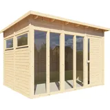 BERTILO Gartenhaus Pentus 3 Office - 19 mm naturbelassen