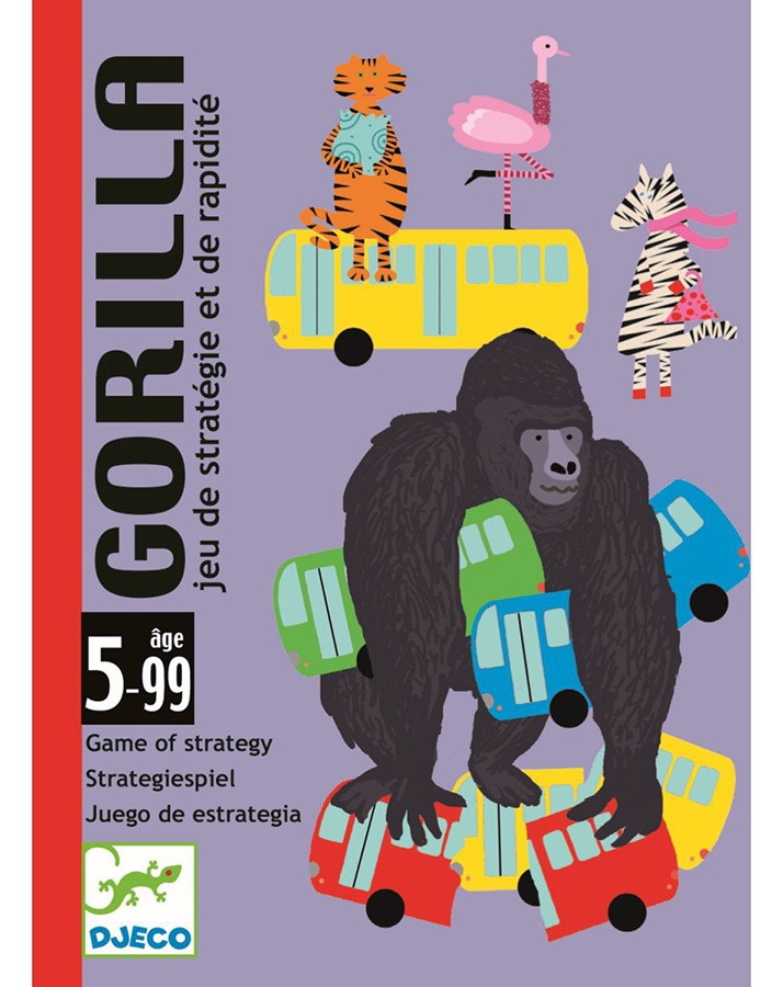 Kartenspiel Gorilla In Bunt