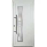 Meeth Kunststoff-Haustür »Signum Exklusiv«, satiniertes Glas, weiß, nach Innen öffnend, ohne Türgriff - weiss