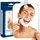 The Shave Well Company Shave Well Deluxe Antibeschlag Duschspiegel – Großer Anti Fog Rasierspiegel für Männer und Frauen – Selbstklebender Haken – Rahmenlos – Reisen Camping Fitnessstudio – Unzerbrechlich