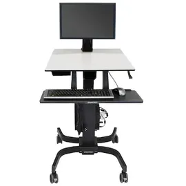 Ergotron WorkFit-C Single LD mobiler Steh-Sitz Arbeitsplatz (24-215-085)