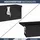 deluke DELUKE® Aluminiumbox mit Deckel Abschließbar Alubox Deichselbox Alu Anhängerbox Werkzeugkiste Transportbox Metallkiste, 60x23,5x23cm Schwarz