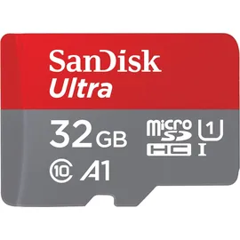 SanDisk Ultra microSD + SD-Adapter UHS-I U1 A1 120 MB/s 32 GB