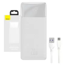 Baseus Bipow Powerbank 30000mAh 20W Weiß