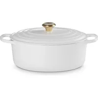 Le Creuset Signature Bräter 31 cm oval weiß
