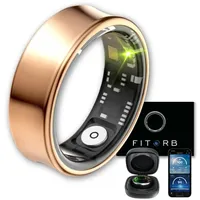 Fitorb Smart Ring Pro - Das Original. High-Tech Fitness- & Gesundheitsring, Schlafanalyse, 24/7 Aktivitätstracking. Temperaturmessung, Stress. Proberinge. (Neptun, Roségold, 21,6 mm (12))