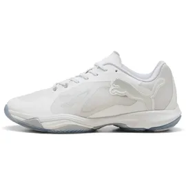 Puma Vantage Nitro Hallenschuhe Herren Puma White/Silver/Ash Gray 46,5