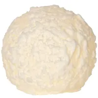 Star Trading Snowball LED Kugelkerze 10 cm weiß