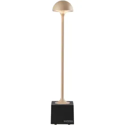 Flora Tischleuchte Outdoor mit Touchdimmer Sand