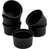 Spetebo Creme Brulee Schälchen Schwarz 6-tlg.